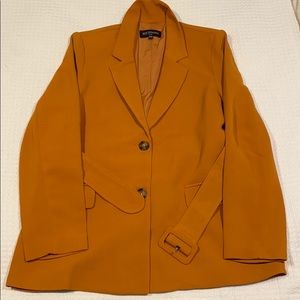 Kittenish Orange Blazer